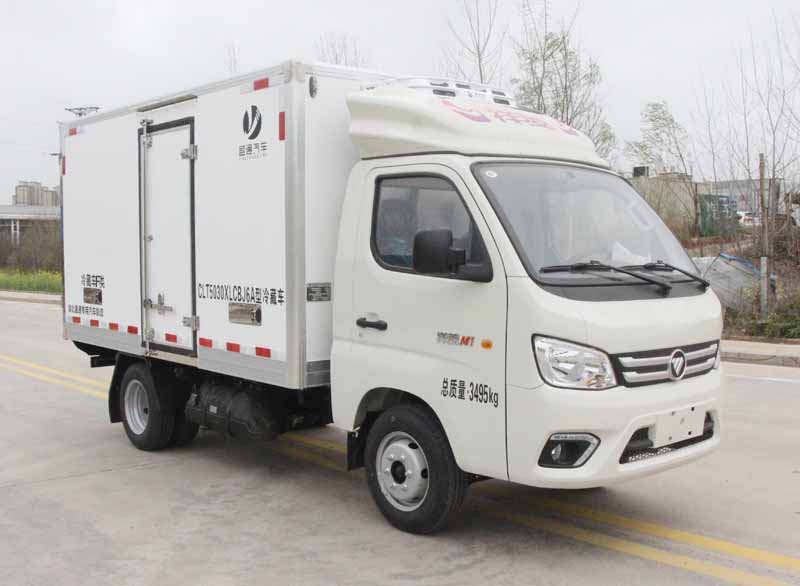 福田祥菱8方藍牌冷藏車_CLT5030XLCBJ6A型冷藏車